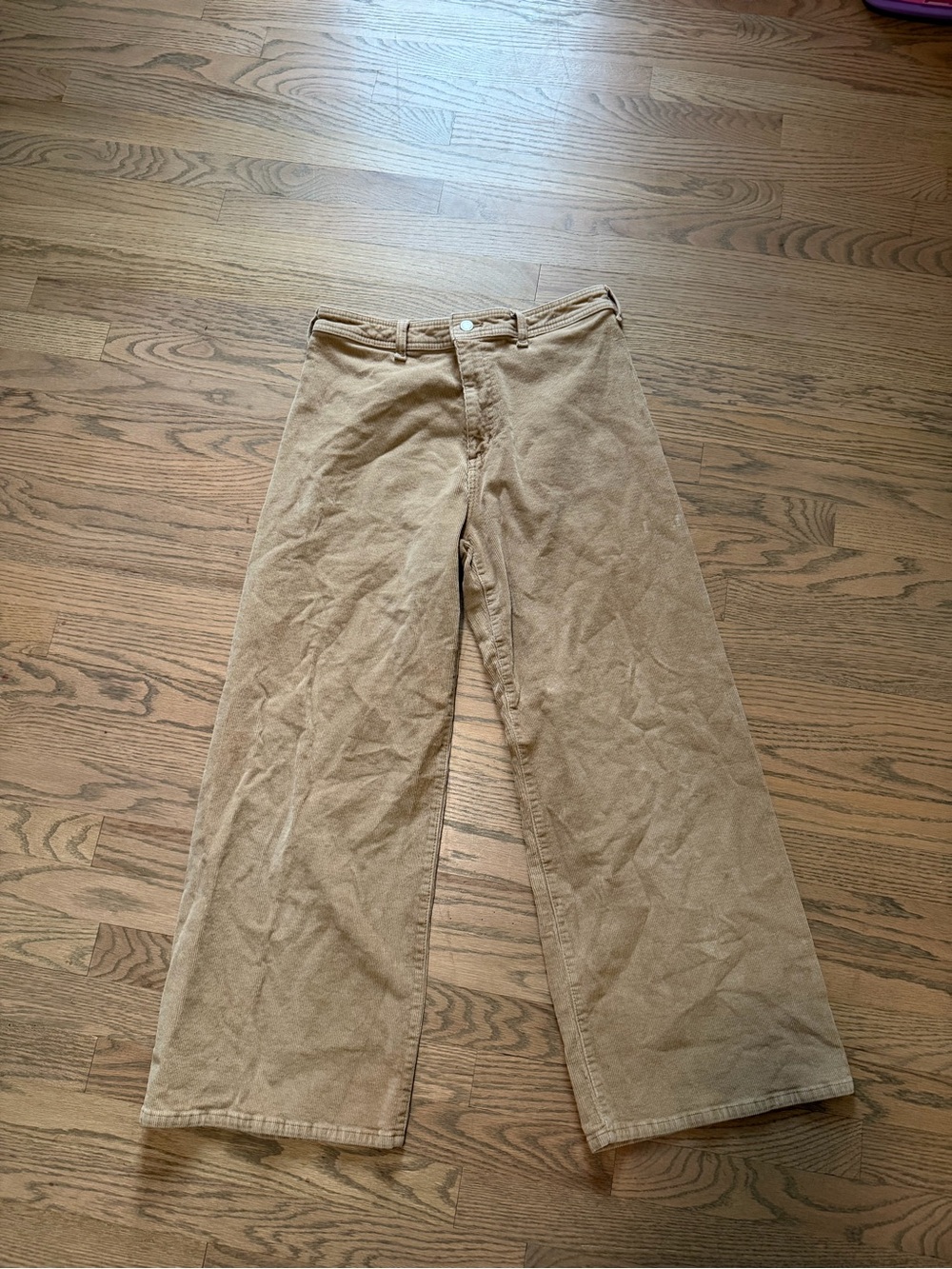 Universal Thread Wide-Leg Corduroy Pants in Tan